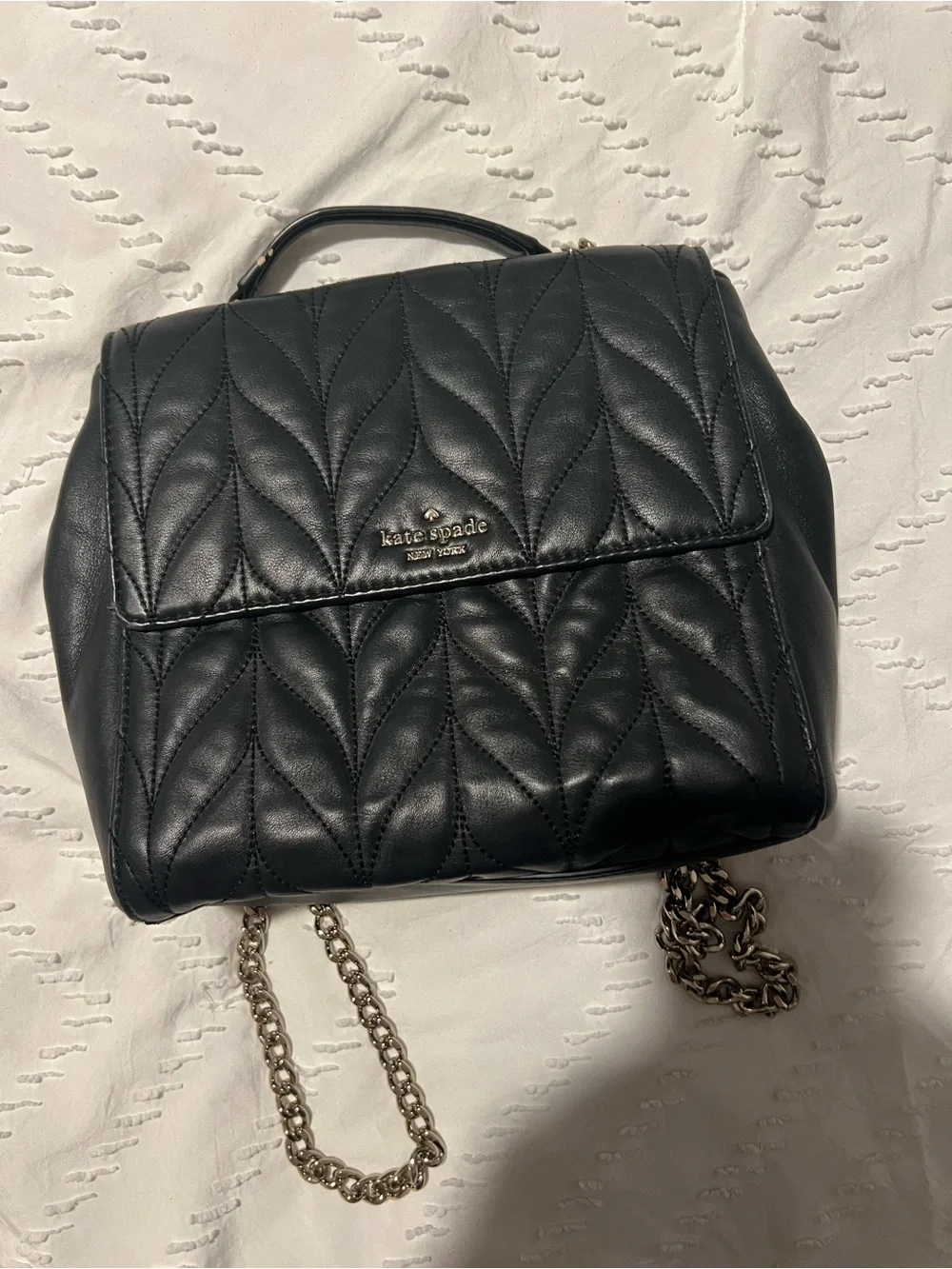 kate spade structured quilted